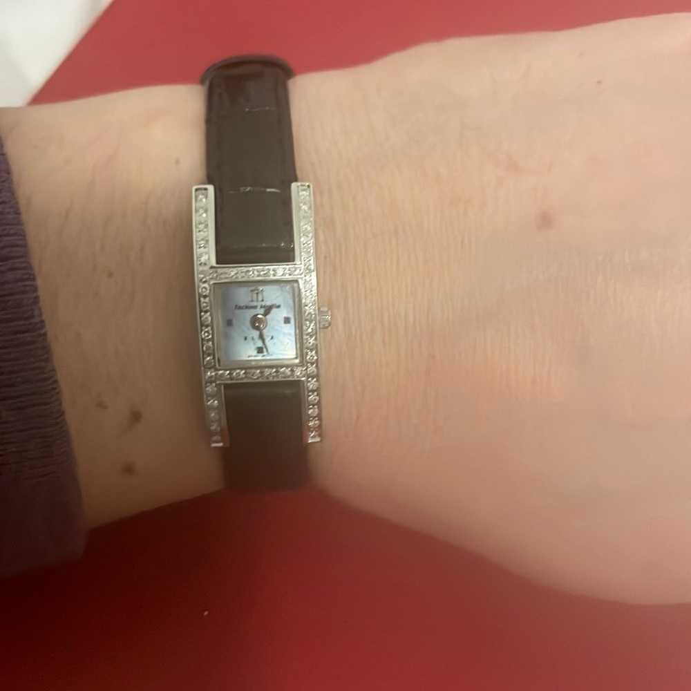 Techno mania elite mother of Pearl women’s diamond watch